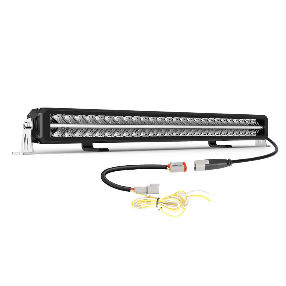 32Inch Polar Bear Series Dual Row Led Light Bar With White&Amber Drl 1