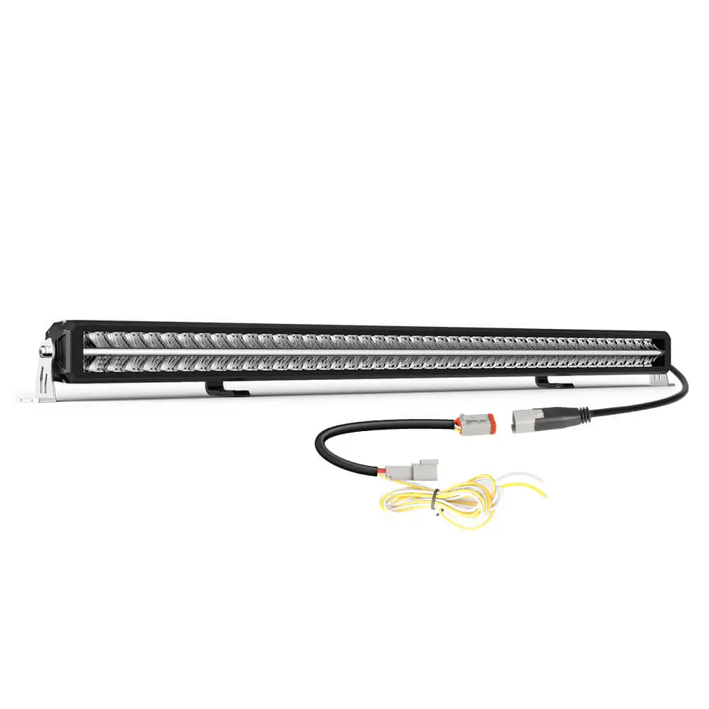 52Inch Polar Bear Series Dual Row Led Light Bar With White&Amber Drl 1