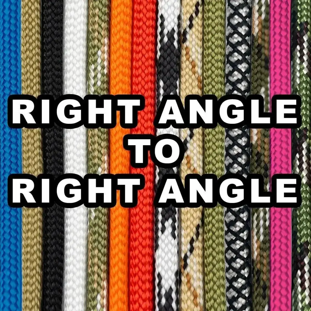 "Combat" Series 550 Paracord True 12G™ 75Ohm 4K Sdi Cables (Right Angle To Right Angle) 1