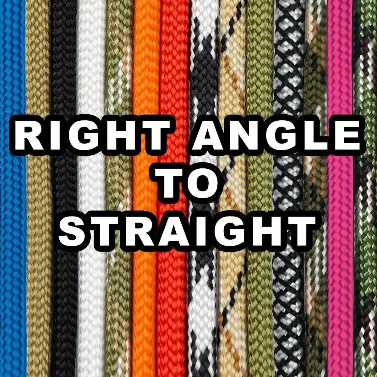 "Combat" Series 550 Paracord True 12G™ 75Ohm 4K Sdi (Right Angle To Straight) 1