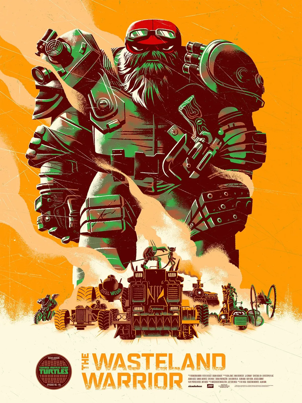 Tmnt – “The Wasteland Warrior” Poster 1