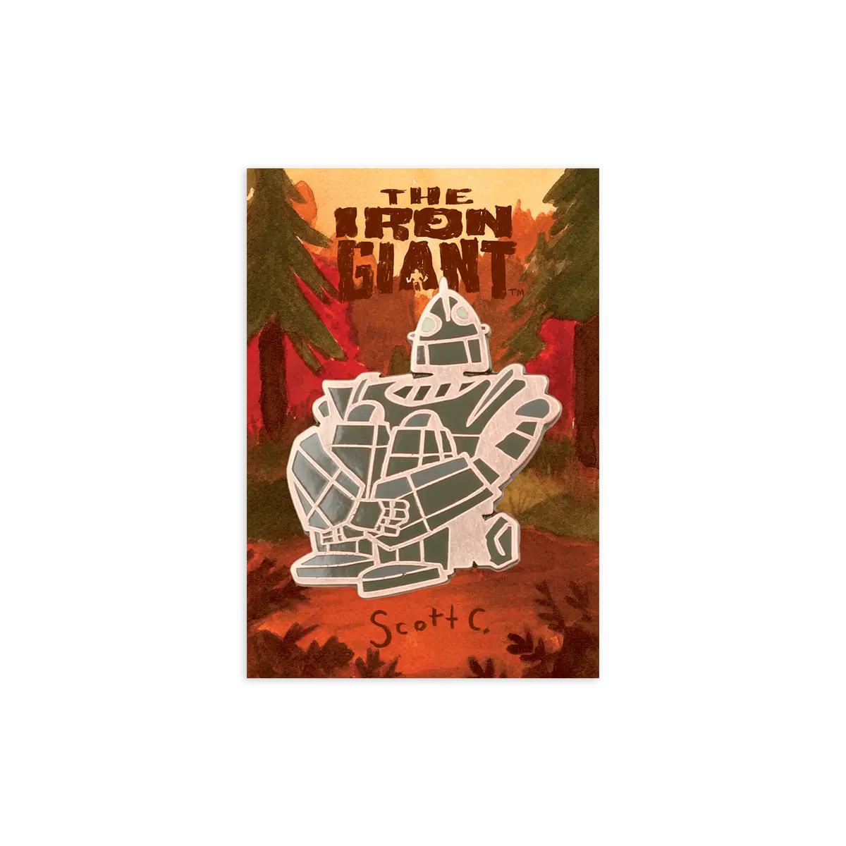 The Iron Giant Enamel Pin 1