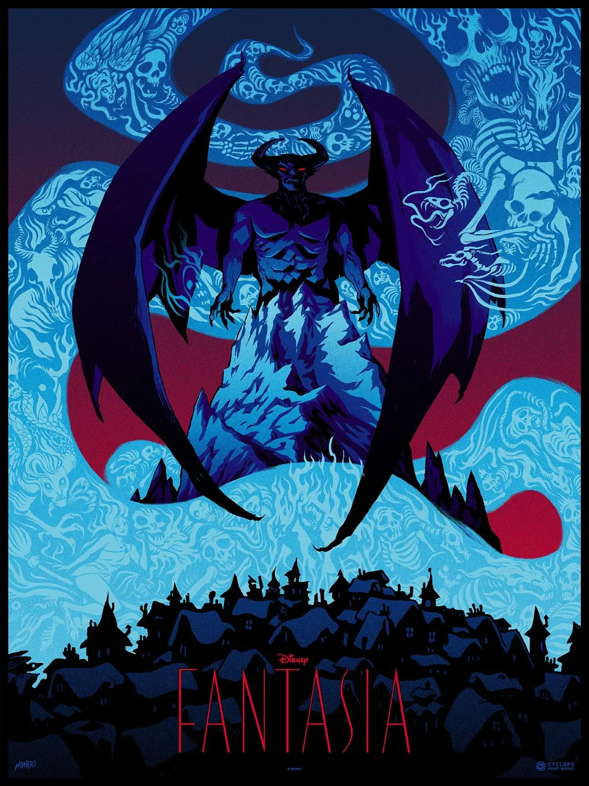 Mondo X Cyclops Print Works Print #11: Fantasia 1