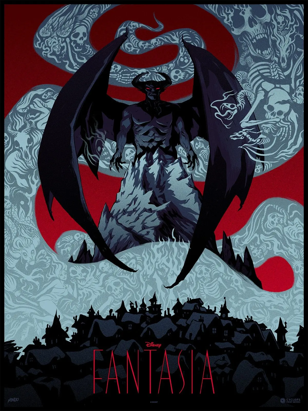 Mondo X Cyclops Print Works Print #11: Fantasia (Variant) 1