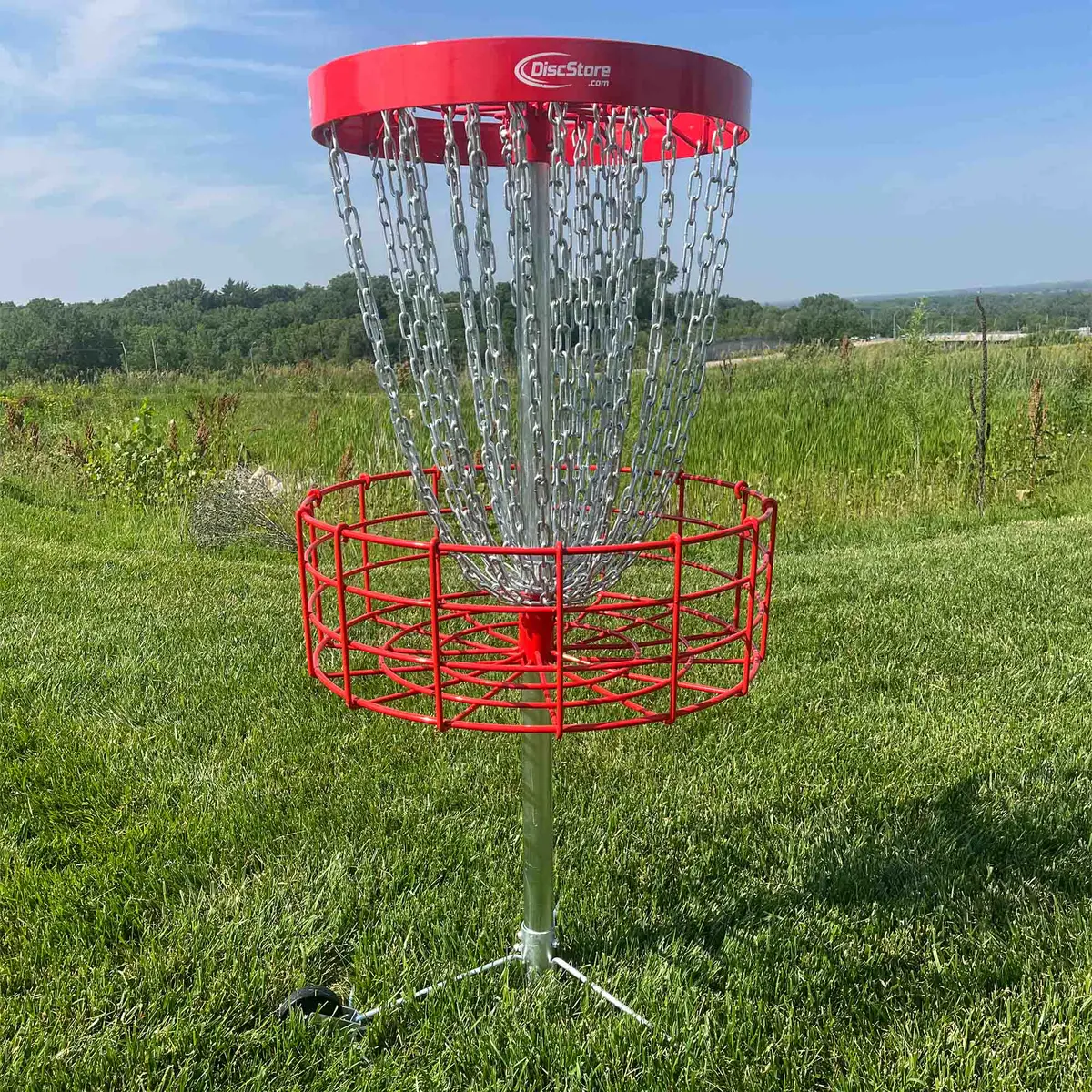 Growthesport Champion Portable Disc Golf Basket (Pre-Order For Red Champion Baskets) 1