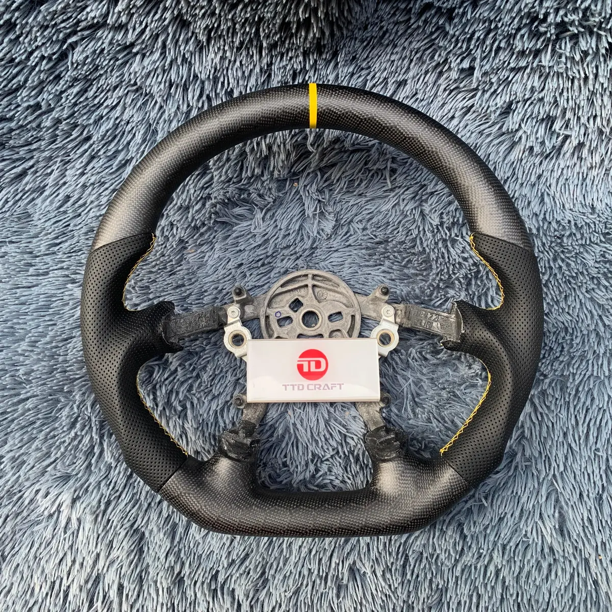 Corvette C5 Custom Racing Carbon Fiber Steering Wheel | Ttd Craft 1