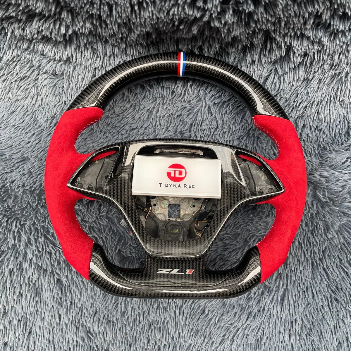 Real Carbon Fiber Steering Wheel Corvette C7 2014-2019 Upgrade |Ttd Craft 1