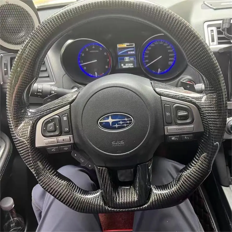 Carbon Fiber Steering Wheel For Subaru 2016-2018 Xv Crosstrek Outback Forester| Ttd Craft 1