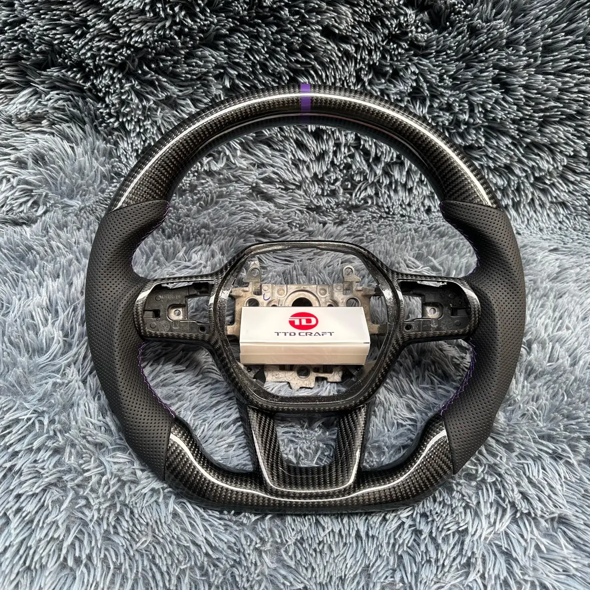 Custom Acura 2023-2026 Integra Carbon Fiber Steering Wheel |Ttd Craft 1