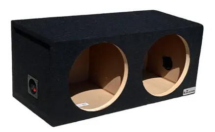 King Boxes D12s Dual Sealed 12" Subwoofer Box 1