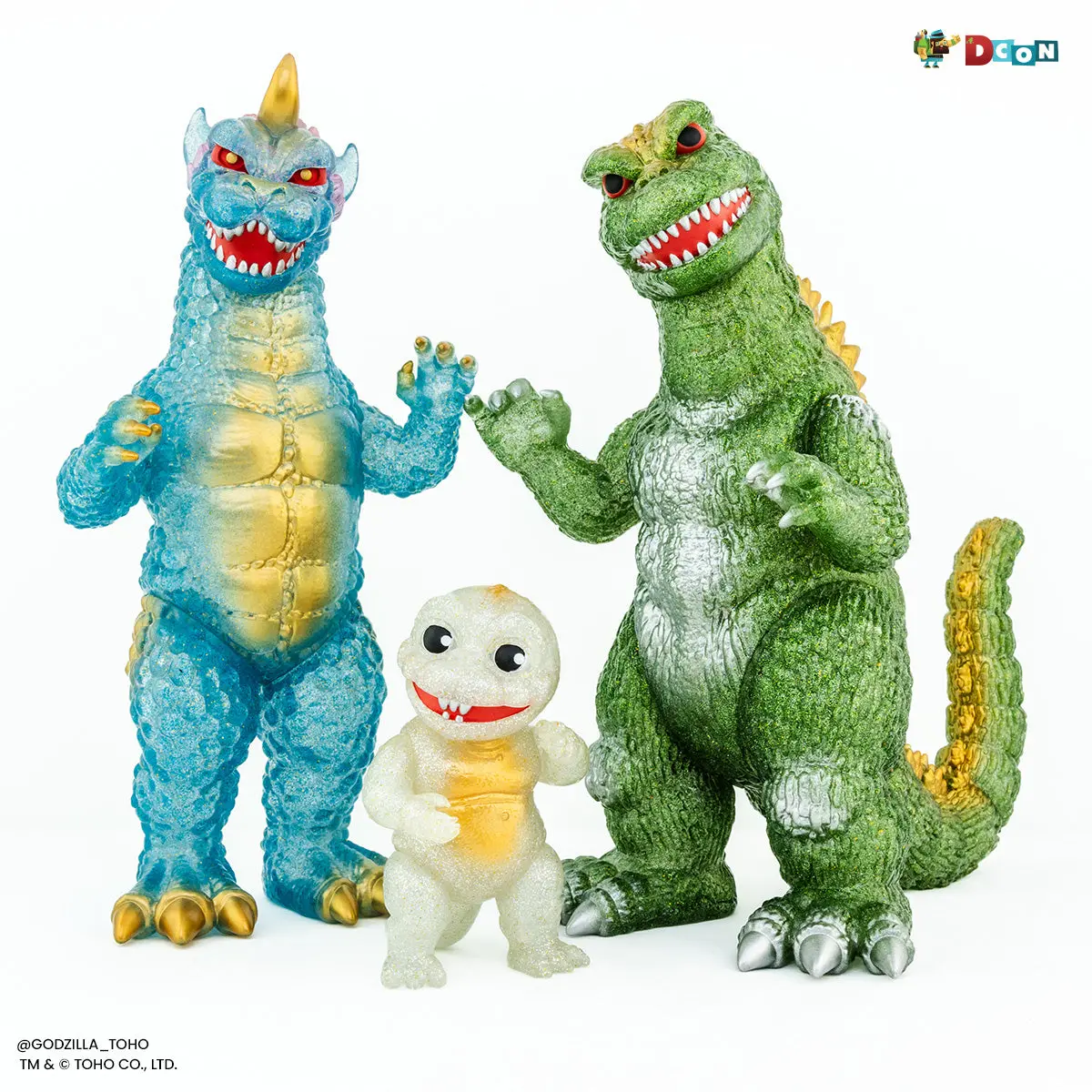 All Monsters Attack Soft Vinyl Figure Set - Glitter Variant (Designer Con Exclusive) 1