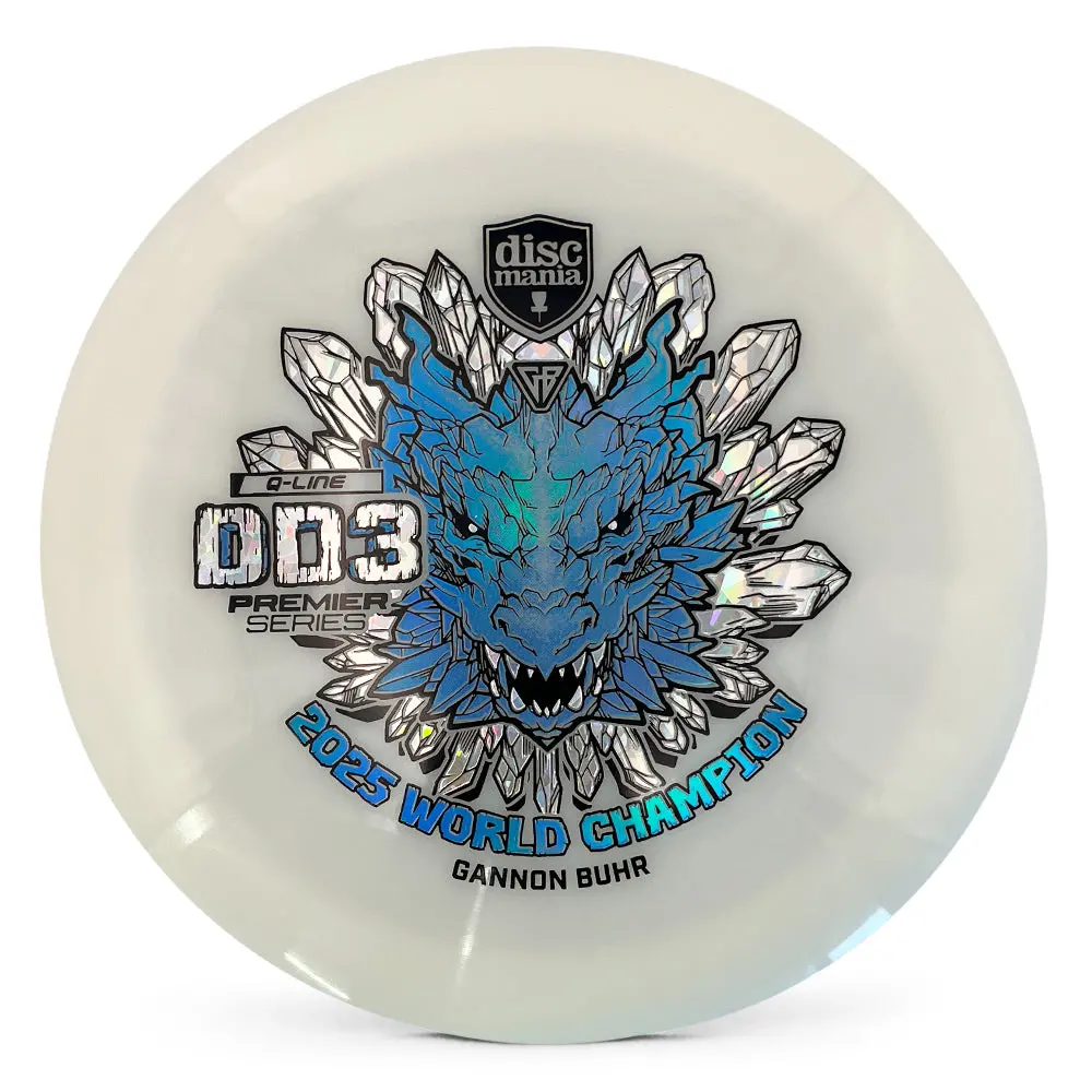 Discmania Premier Series Q-Line Dd3 Gannon Buhr 2025 World Champion Special Edition 1