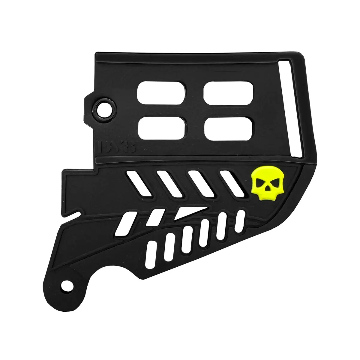 Jt Proflex - Infamous Skull Dv8 Ears (Notch) Black / Volt Logo 1