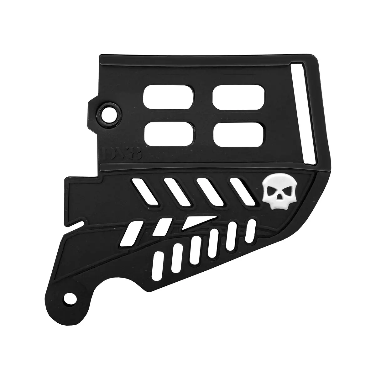 Jt Proflex - Infamous Skull Dv8 Ears (Notch) Black / White Logo 1