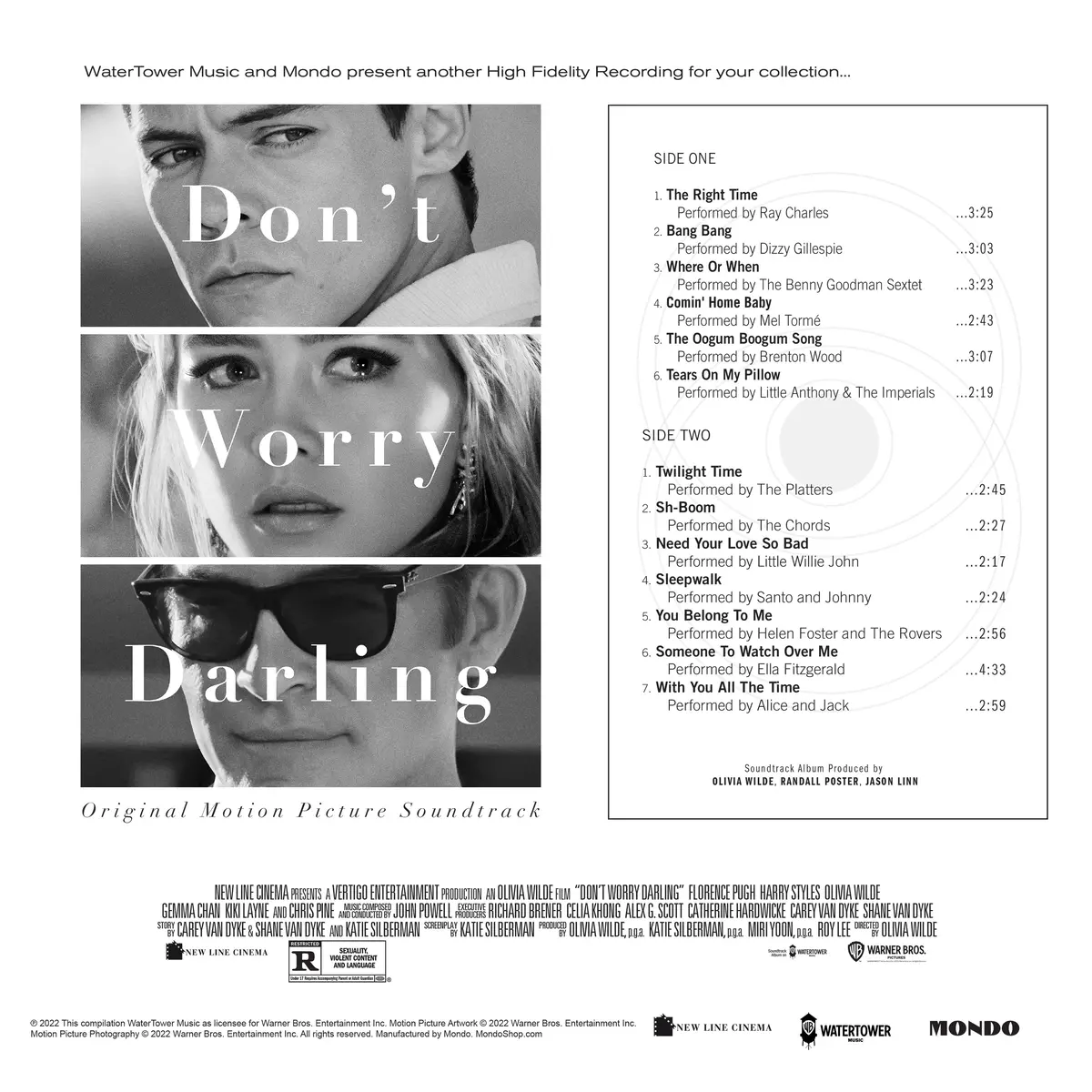 Don't Worry Darling - Original Motion Picture Soundtrack Lp 3