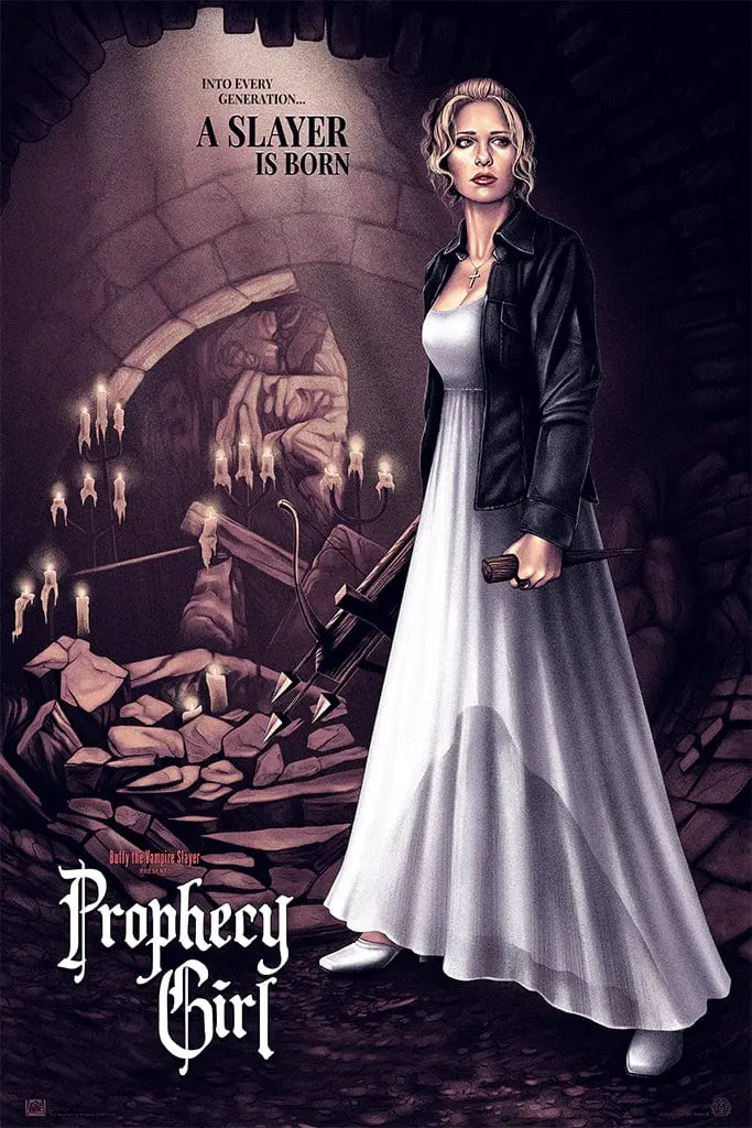 Buffy The Vampire Slayer: Prophecy Girl Screenprinted Poster 1
