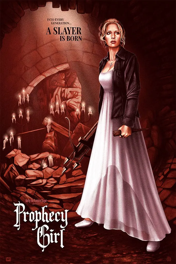 Buffy The Vampire Slayer: Prophecy Girl Variant Screenprinted Poster 1