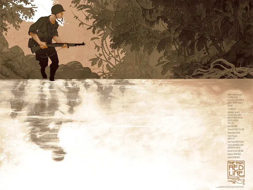 The Thin Red Line (Variant) Poster 1