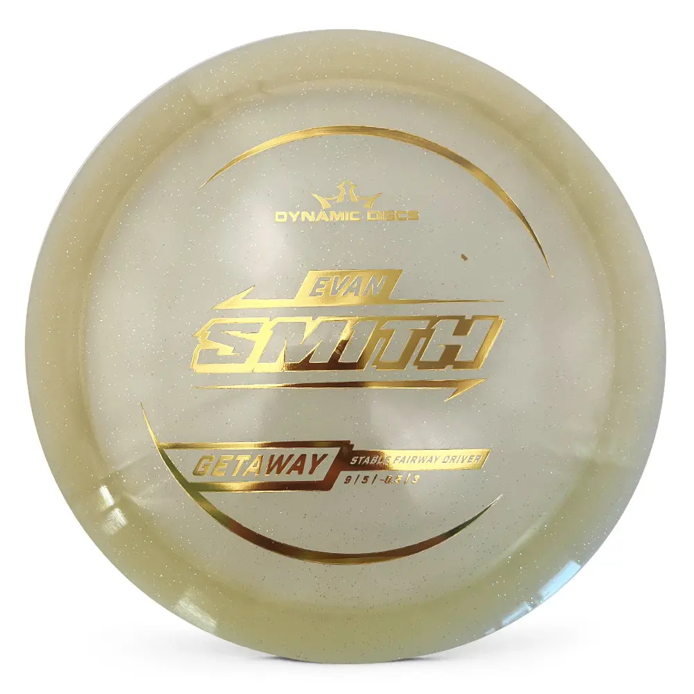 Dynamic Discs Lucid Gold Metal Flake Getaway Evan Smith Tour Series 2025 1