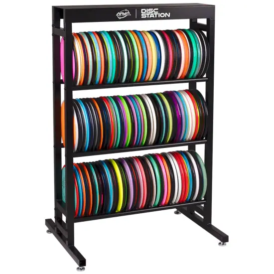 Mvp Disc Station Iii — 3-Shelf Metal Disc Rack 1