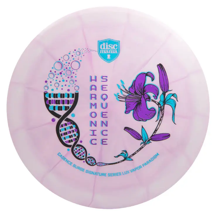 Discmania Evolution Lux Vapor Paradigm " Harmonic Sequence" - Cadence Burge Signature Series 1
