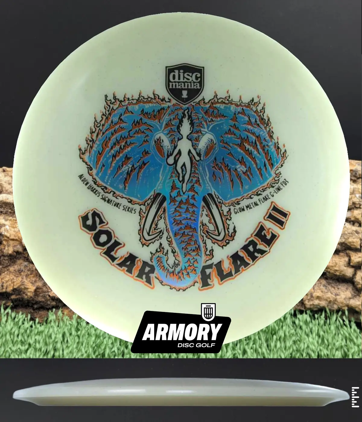 Discmania Solar Flare 2 - Alden Harris Glow Metal Flake C-Line Fd3 3