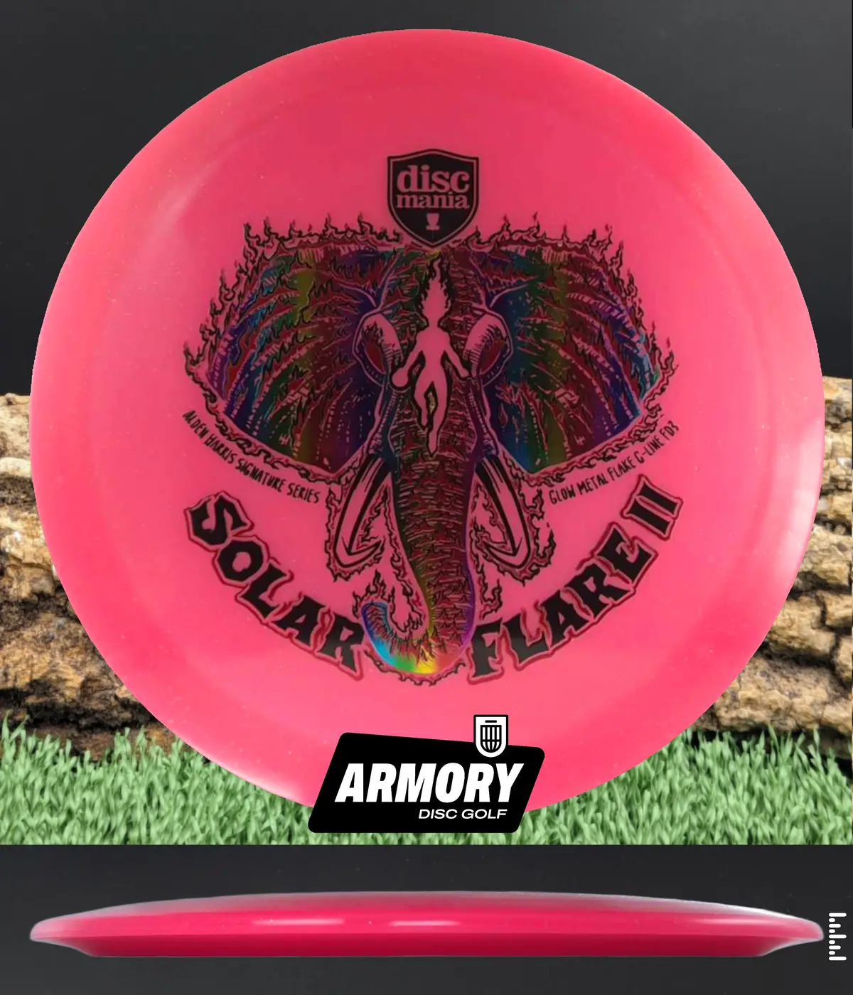 Discmania Solar Flare 2 - Alden Harris Glow Metal Flake C-Line Fd3 4