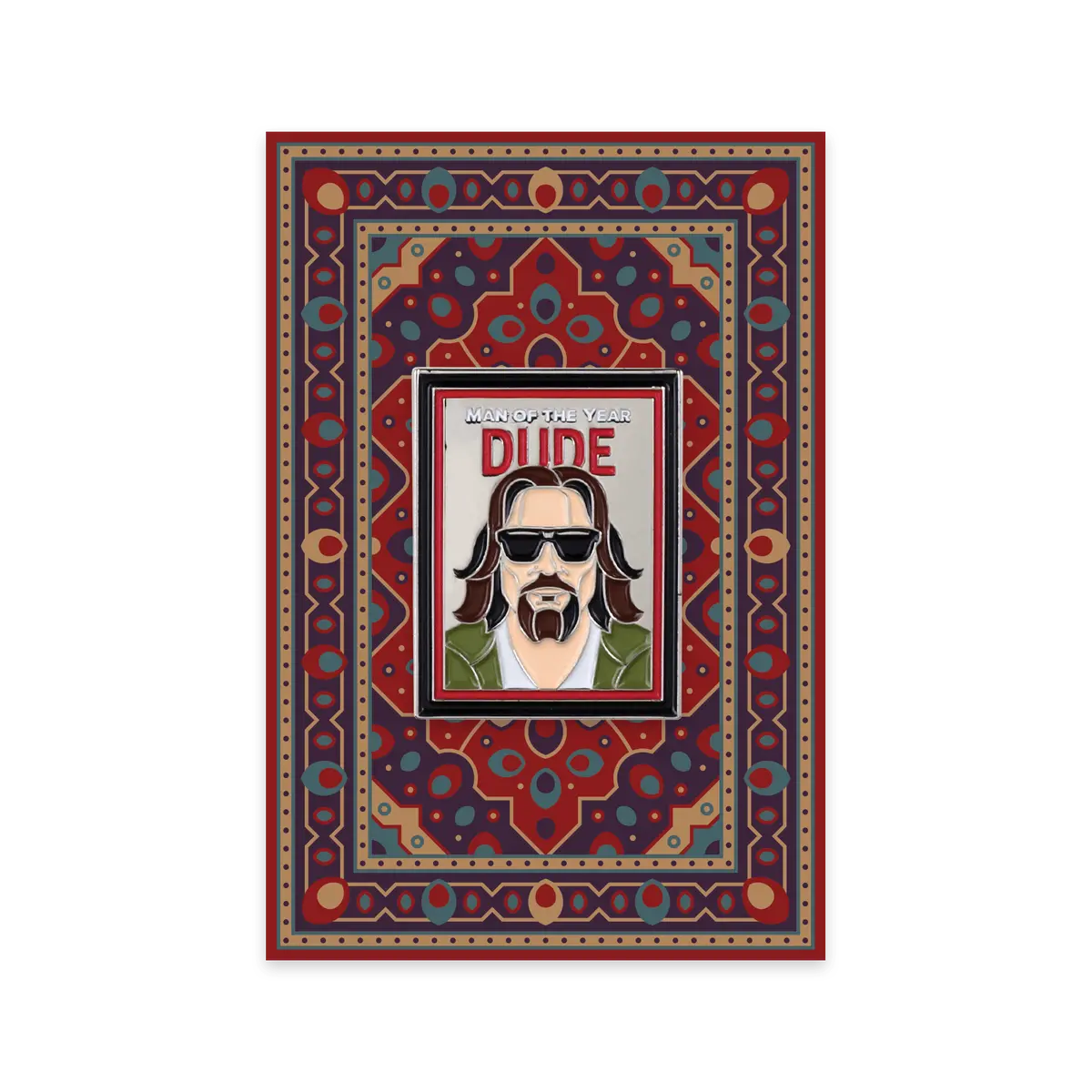 The Dude Enamel Pin 1