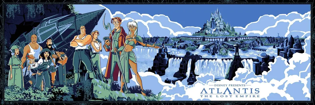 Mondo X Cyclops Print Works Print #34: Atlantis: The Lost Empire 1