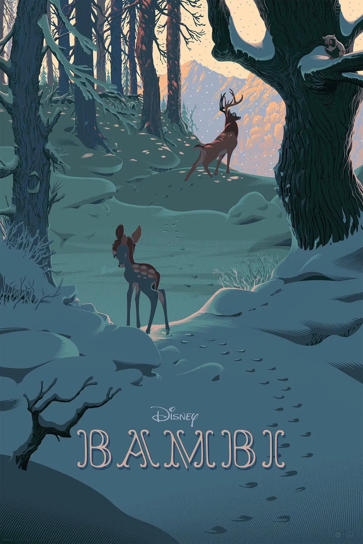 Mondo X Cyclops Print Works Print #12: Bambi 1