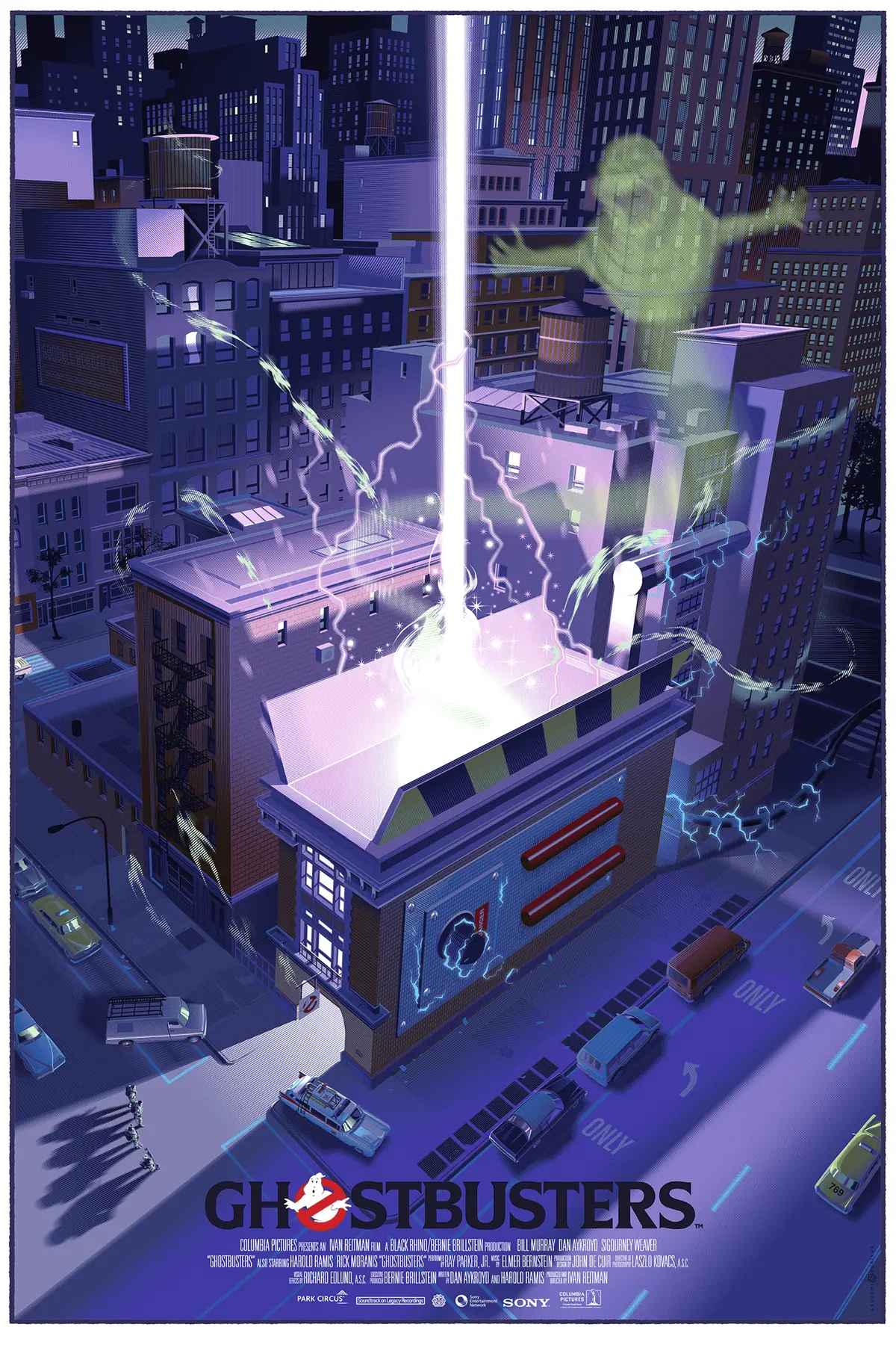 Ghostbusters Poster By Laurent Durieux 1