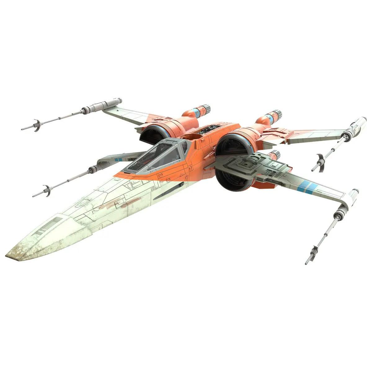 Star Wars The Vintage Collection Poe Dameron’S X-Wing Fighter Vehicle 1