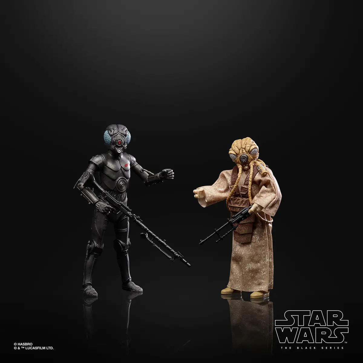 Star Wars The Black Series 4-Lom And Zuckuss Action Figures 1
