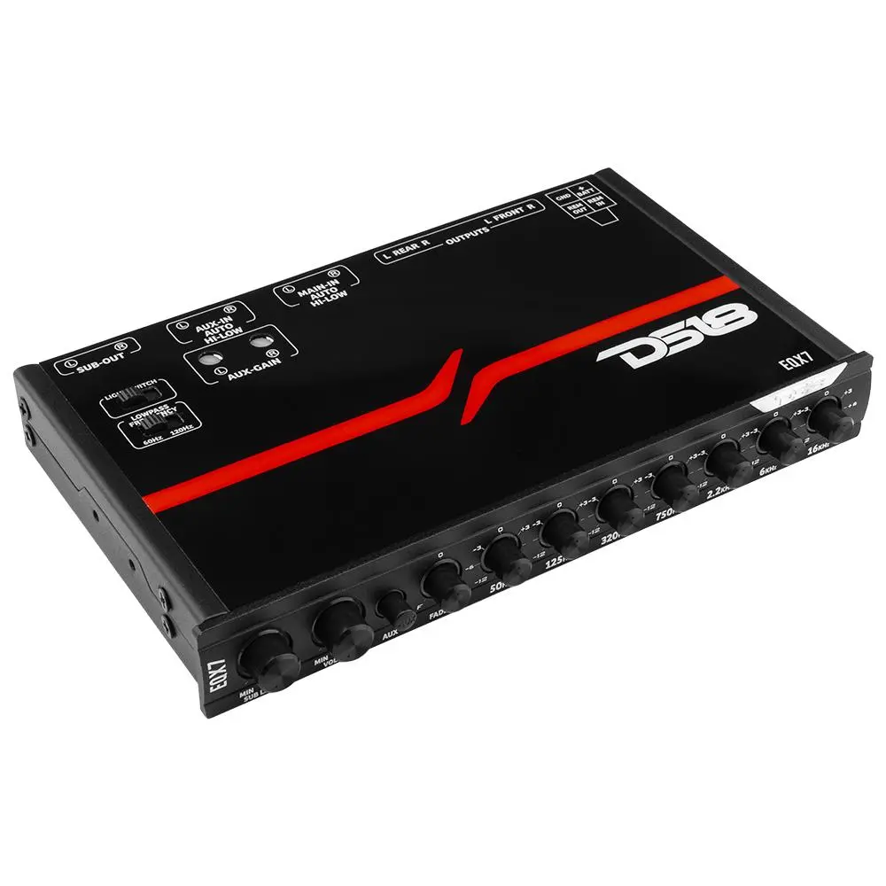 Ds18 Eqx7 7 Band Equalizer With High Level Input And Auto Turn On 1