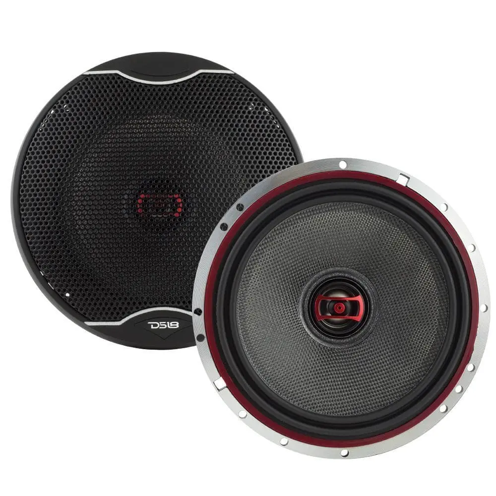 Ds18 Exl-Sq6.5 6.5" 2-Way 3 Ohm Coaxial Speakers 1