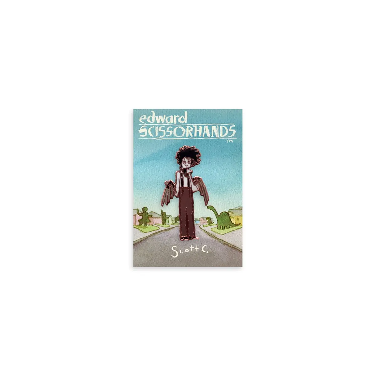 Edward Scissorhands Enamel Pin 1