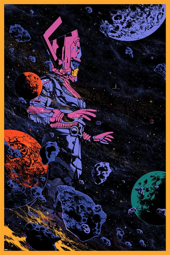 Galactus Screenprinted Poster 1