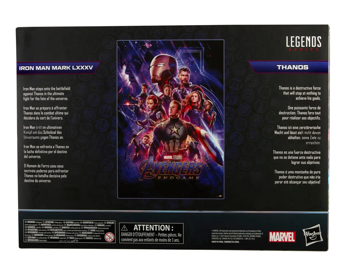Marvel Legends Series Iron Man Mark 85 Vs. Thanos 2