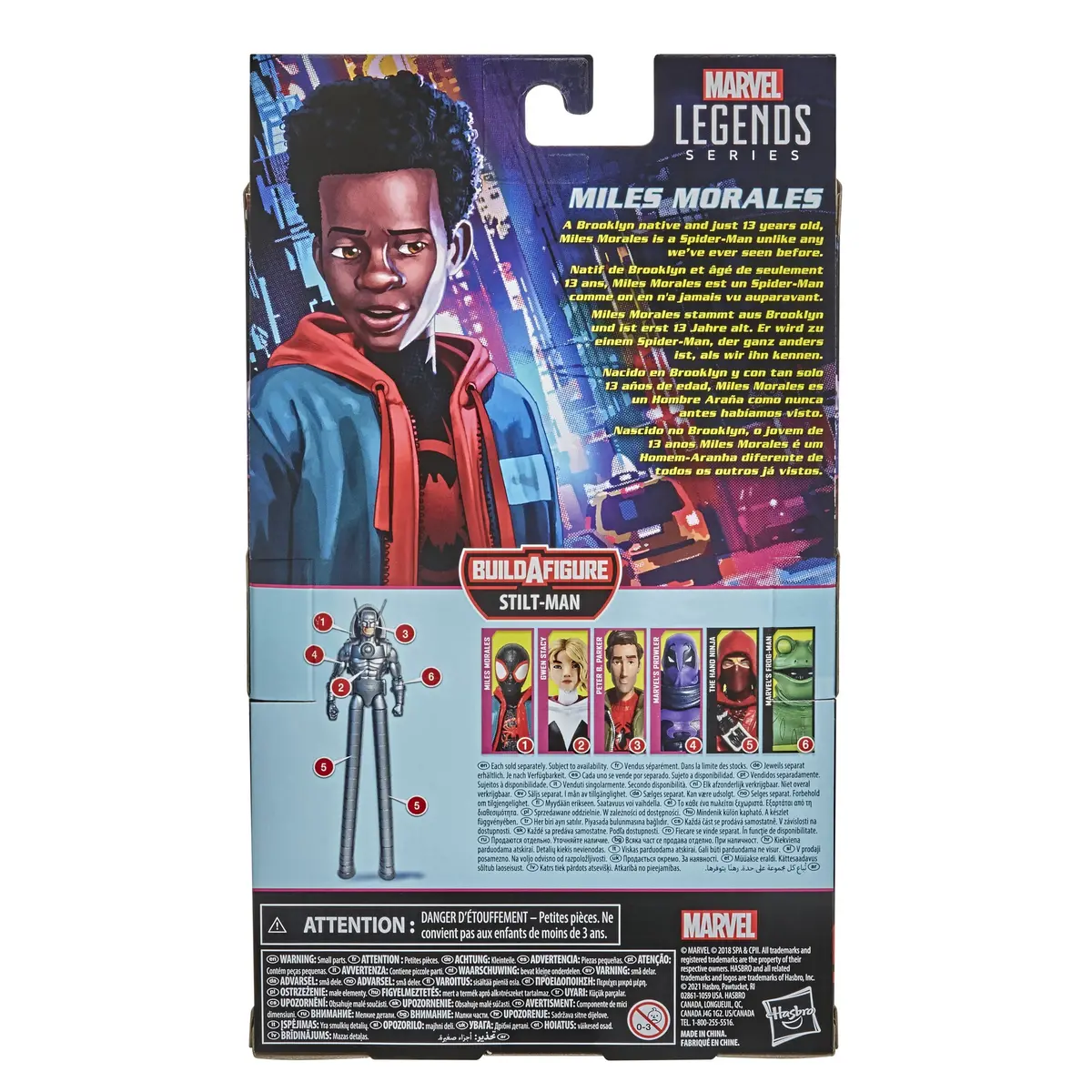 Marvel Legends Series Spider-Man: Into The Spider-Verse Miles Morales Figure 2