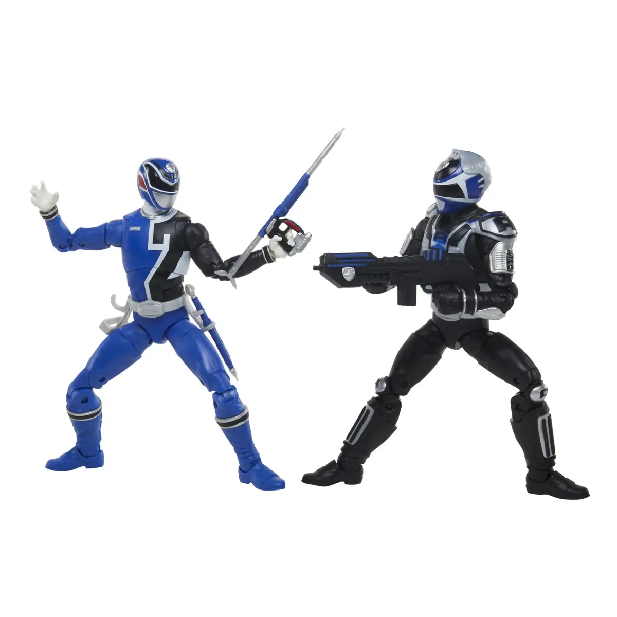 Power Rangers Lightning Collection S.P.D. B-Squad Blue Ranger Versus A-Squad Blue Ranger 2-Pack 1