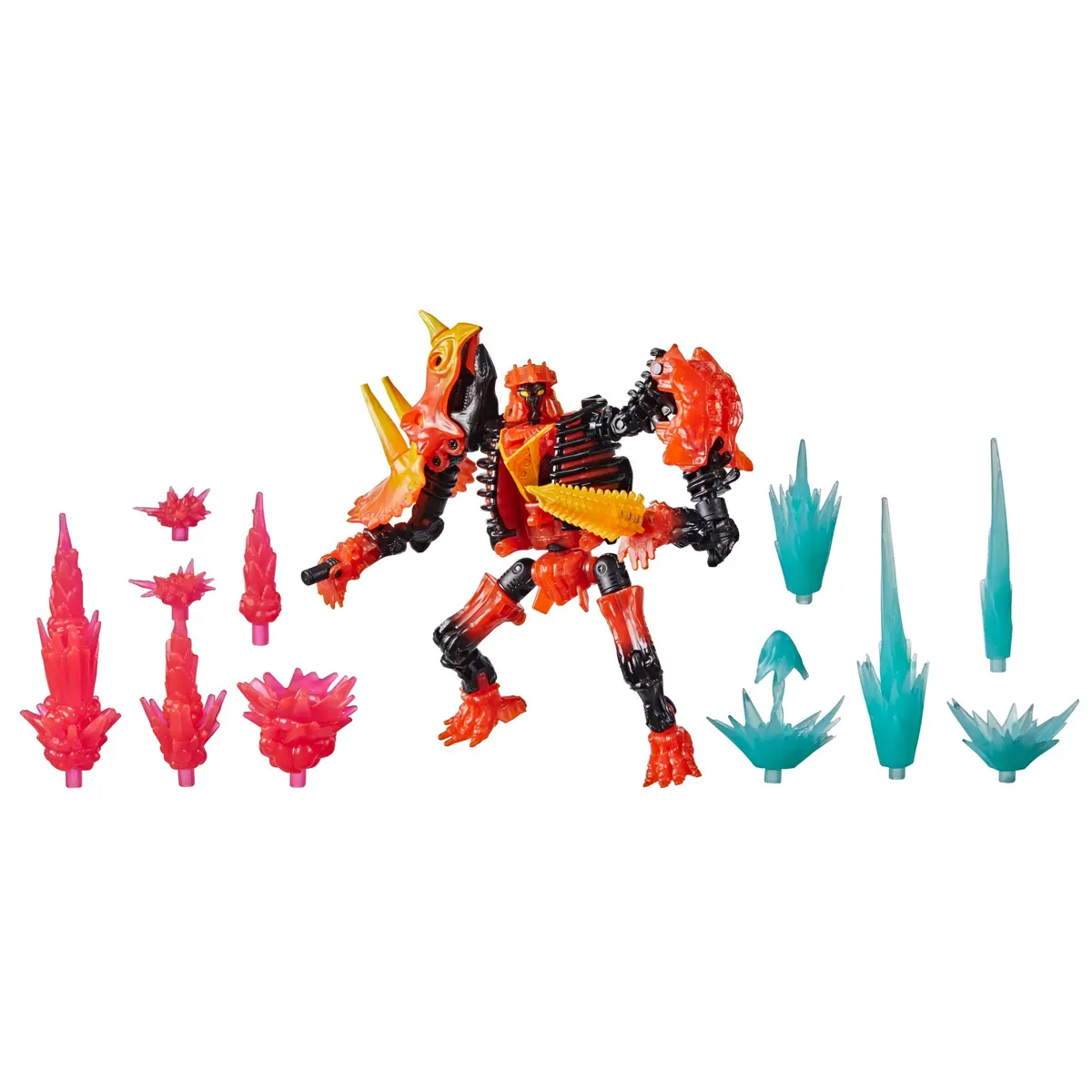 Transformers Generations War For Cybertron Deluxe Wfc-K39 Tricranius Beast Power Fire Blasts Collection Pack 1