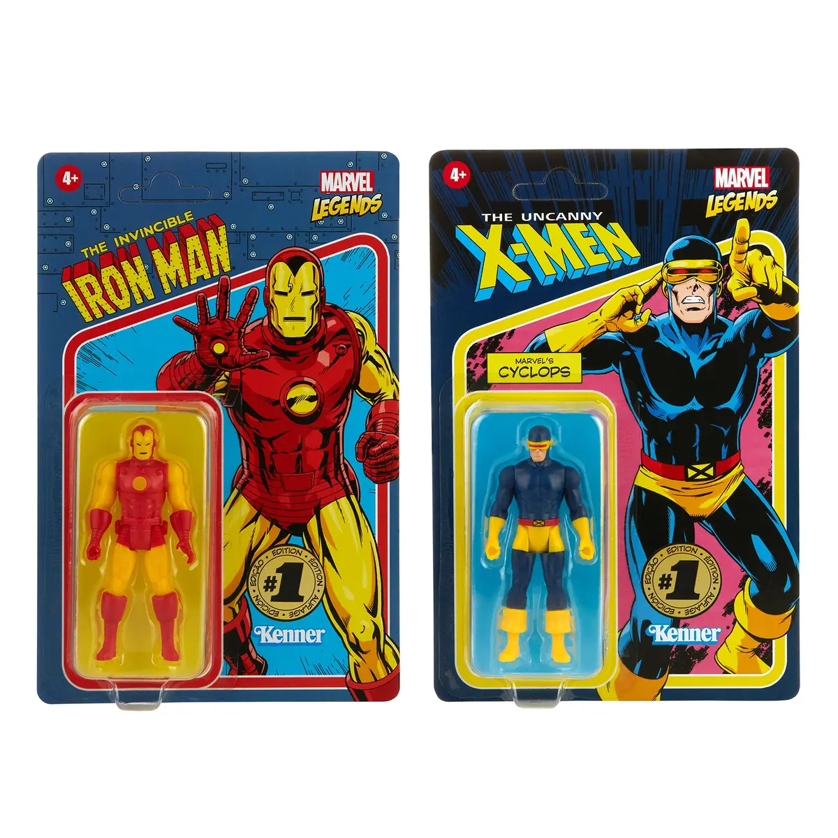 Marvel Legends Retro 3.75 Iron Man & Marvel’S Cyclops (Hasbro Pulse Exclusive) 1