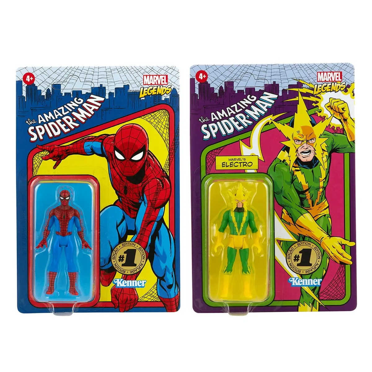 Marvel Legends Retro 3.75 Spiderman & Marvel’S Electro (Hasbro Pulse Exclusive) 1