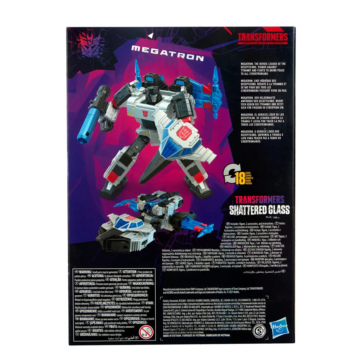 Transformers Generations Shattered Glass Collection Megatron & Idw’S Shattered Glass—Megatron (Exclusive Hasbro Pulse Variant Cover) 2