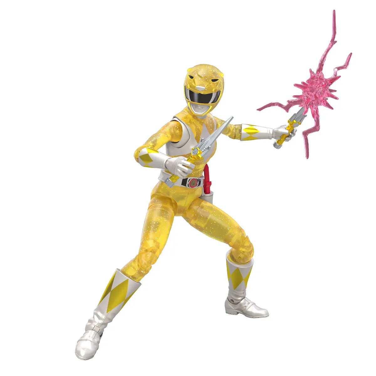 Power Rangers Lightning Collection Mighty Morphin Metallic Yellow Ranger (Hasbro Pulse Exclusive) 1
