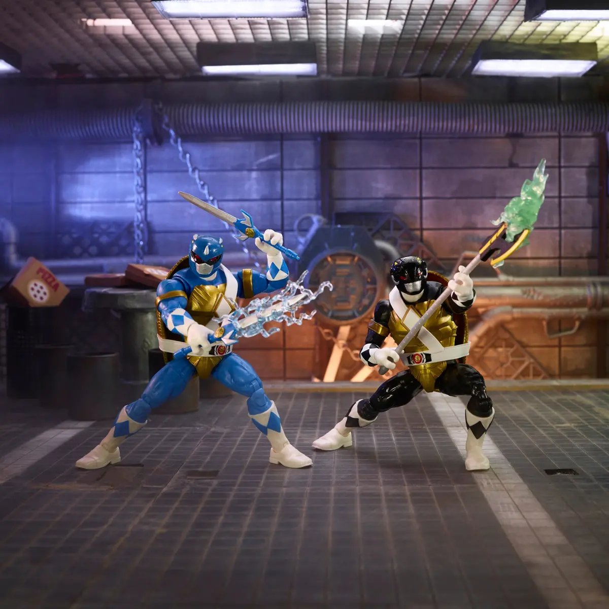 Power Rangers X Teenage Mutant Ninja Turtles Lightning Collection Morphed Donatello And Morphed Leonardo 1