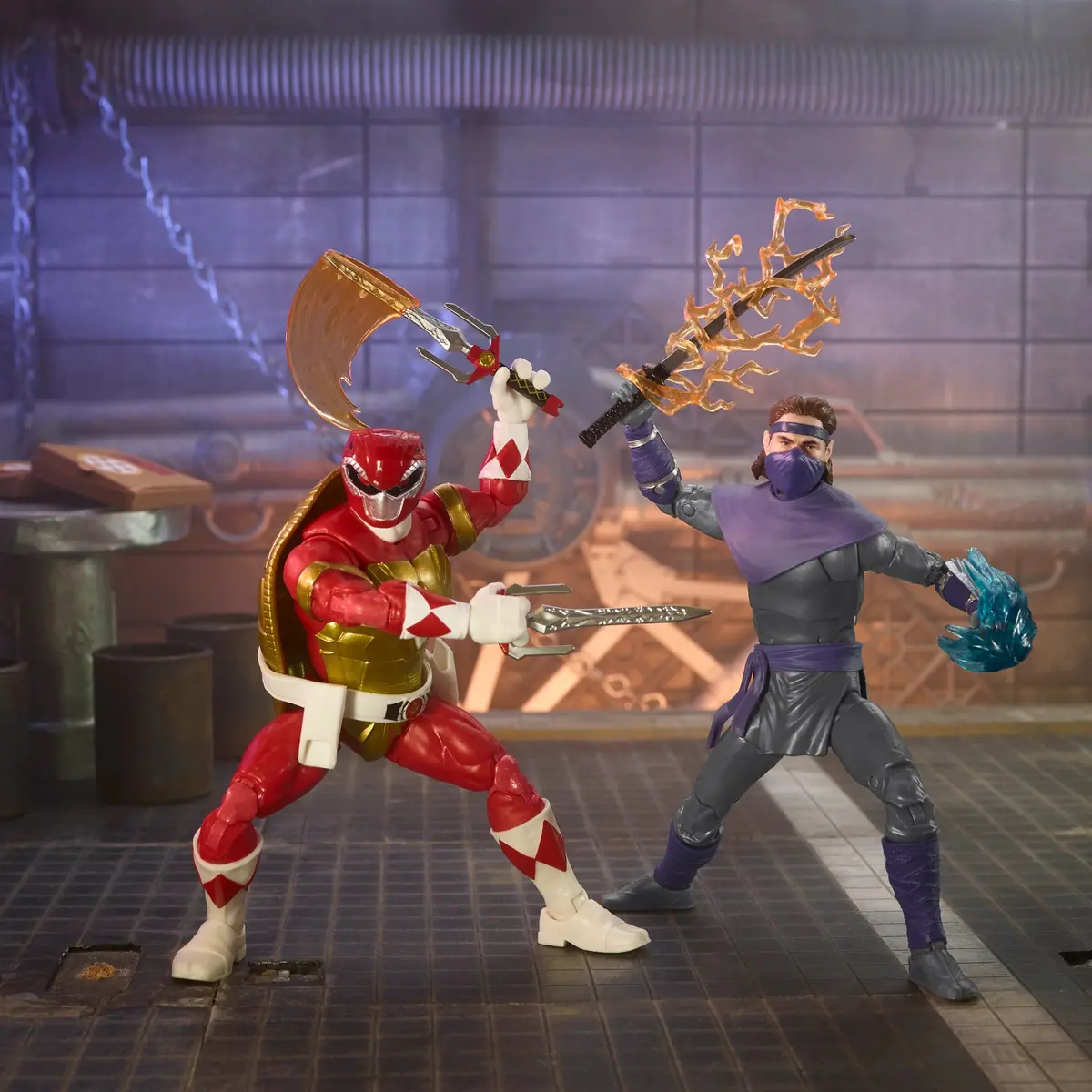 Power Rangers X Teenage Mutant Ninja Turtles Lightning Collection Morphed Raphael And Foot Soldier Tommy 1