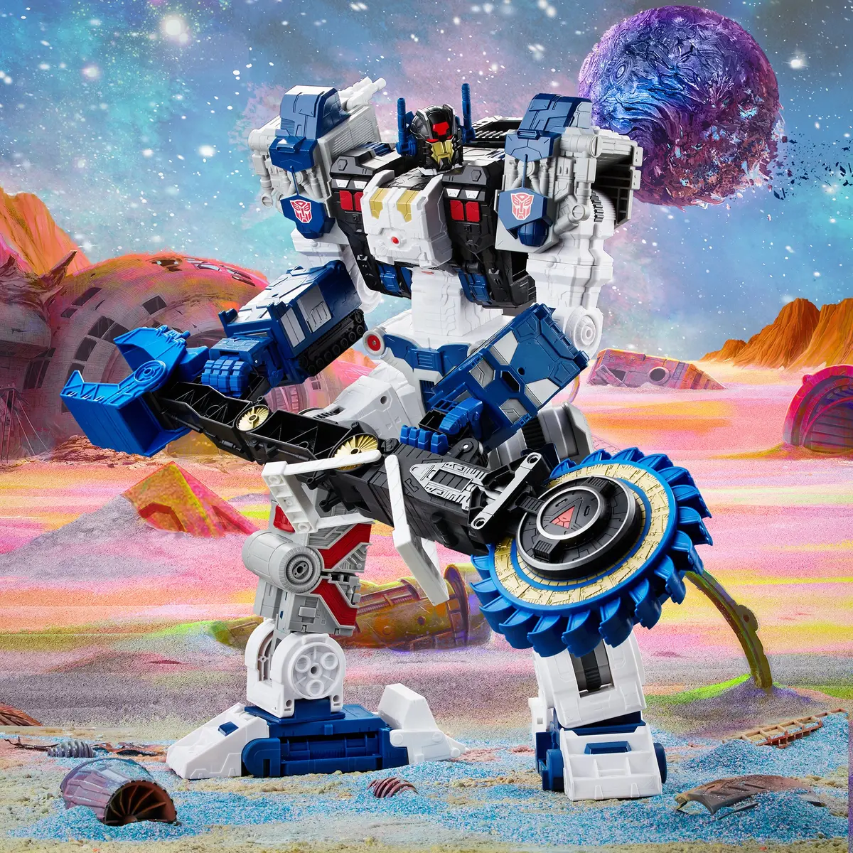 Transformers Generations Legacy Series Titan Cybertron Universe Metroplex 1
