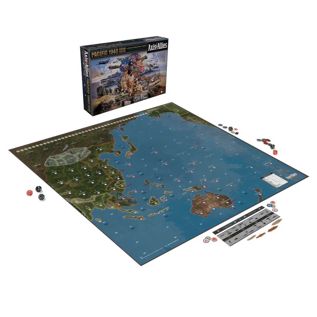 Avalon Hill Axis & Allies Pacific 1940 Second Edition 1