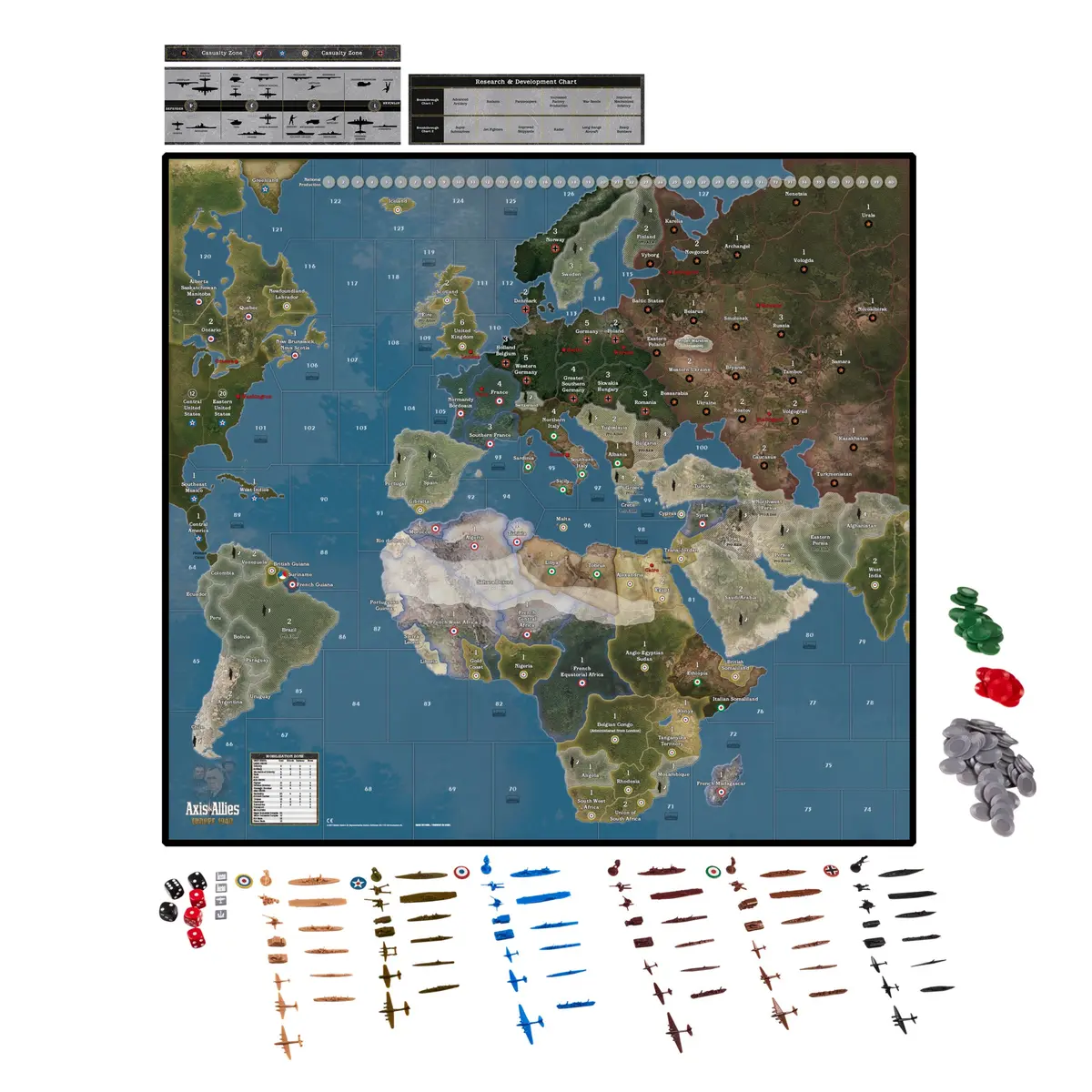 Avalon Hill Axis & Allies Europe 1940 Second Edition 1